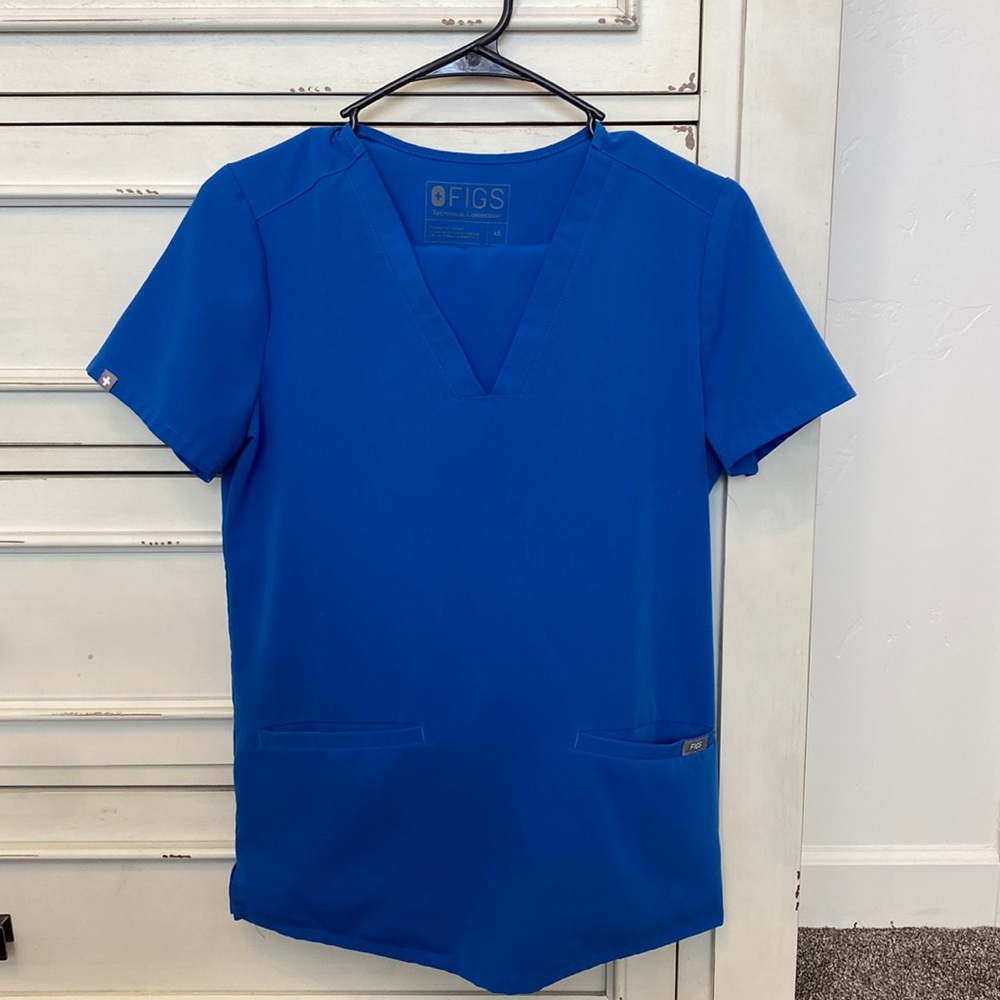 Royal Blue Figs scrub set